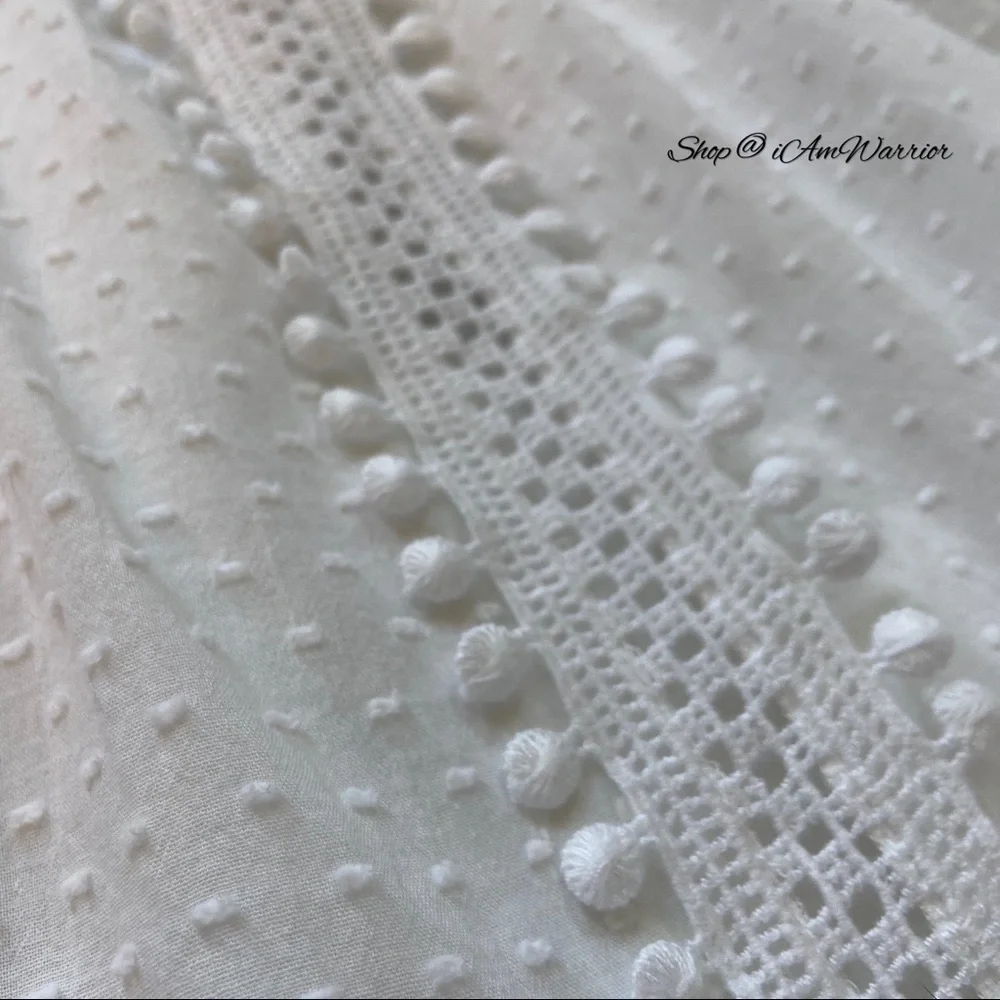 J.Crew NWT WHITE swissdot pompom mini skirt *shop@iamwarrior - Picture 8 of 11